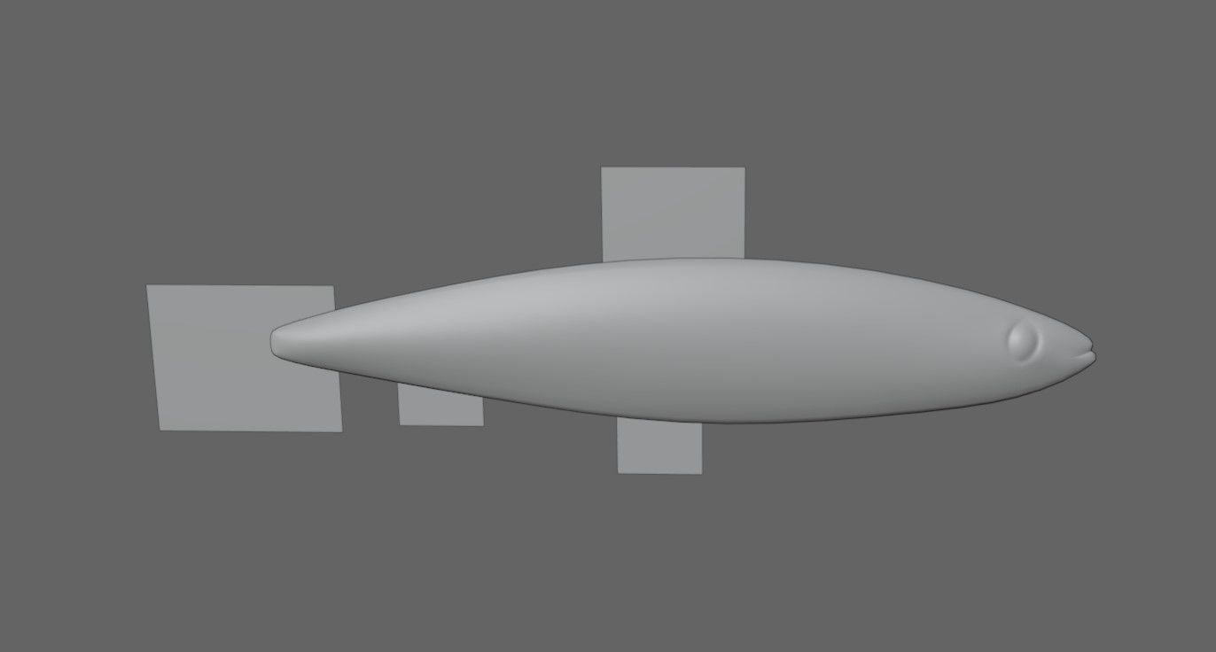 Fish - Sardine - Peixe Low-poly 3D model_13