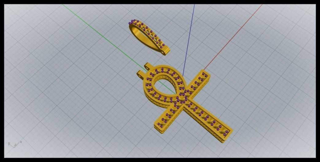 ANKH CROSS STYLE 8 3D print model_11
