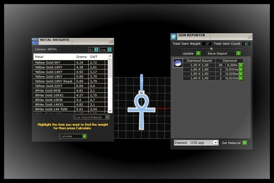ANKH CROSS STYLE 8 3D print model_4