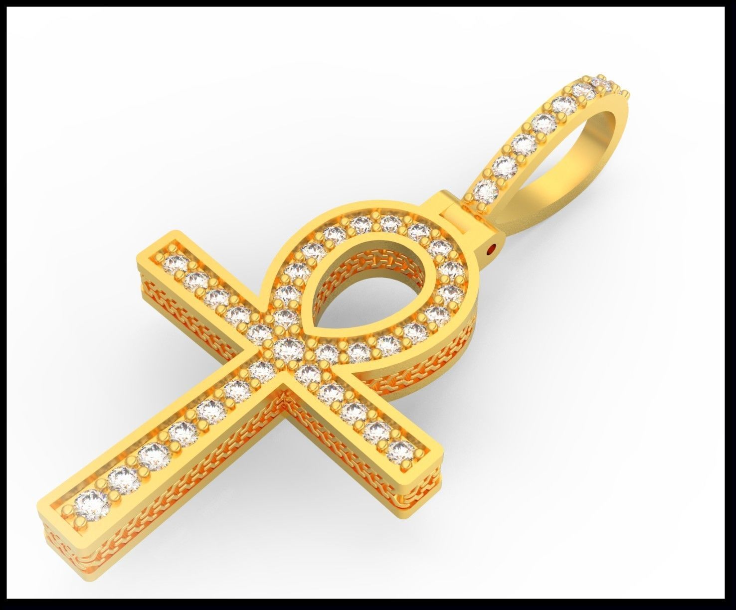 ANKH CROSS STYLE 8 3D print model_2