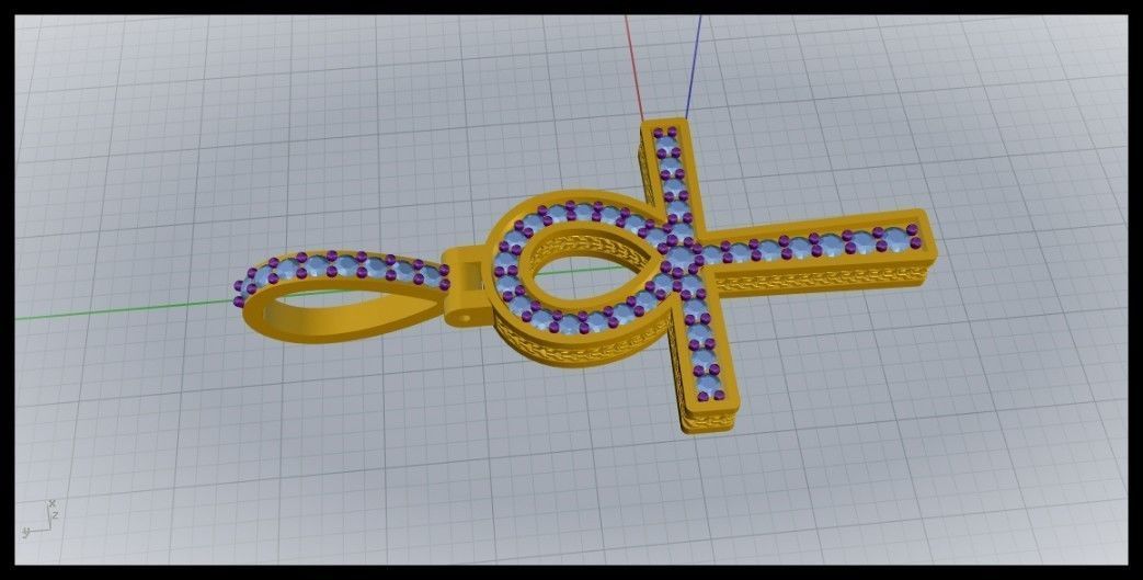 ANKH CROSS STYLE 8 3D print model_5