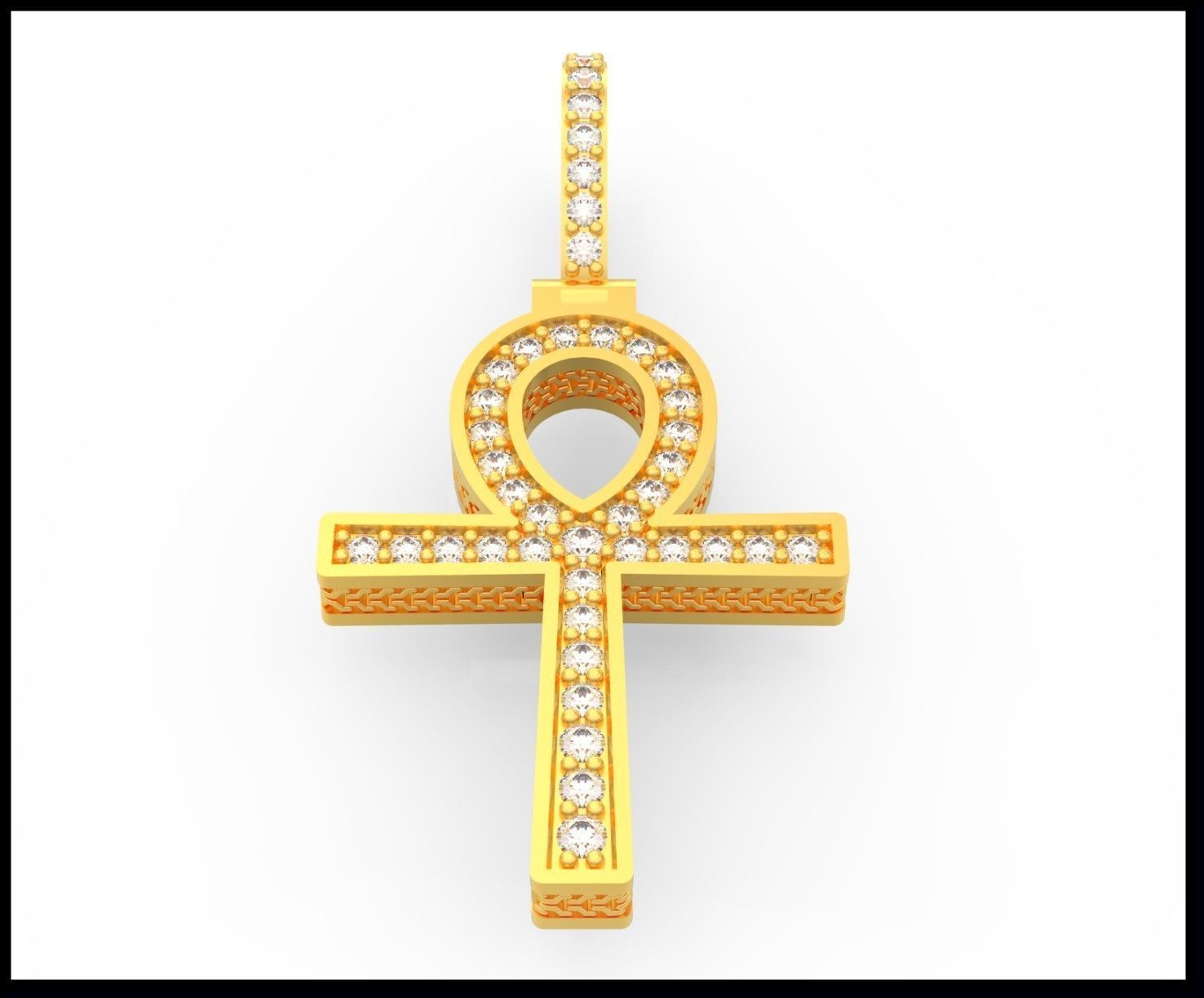 ANKH CROSS STYLE 8 3D print model_1