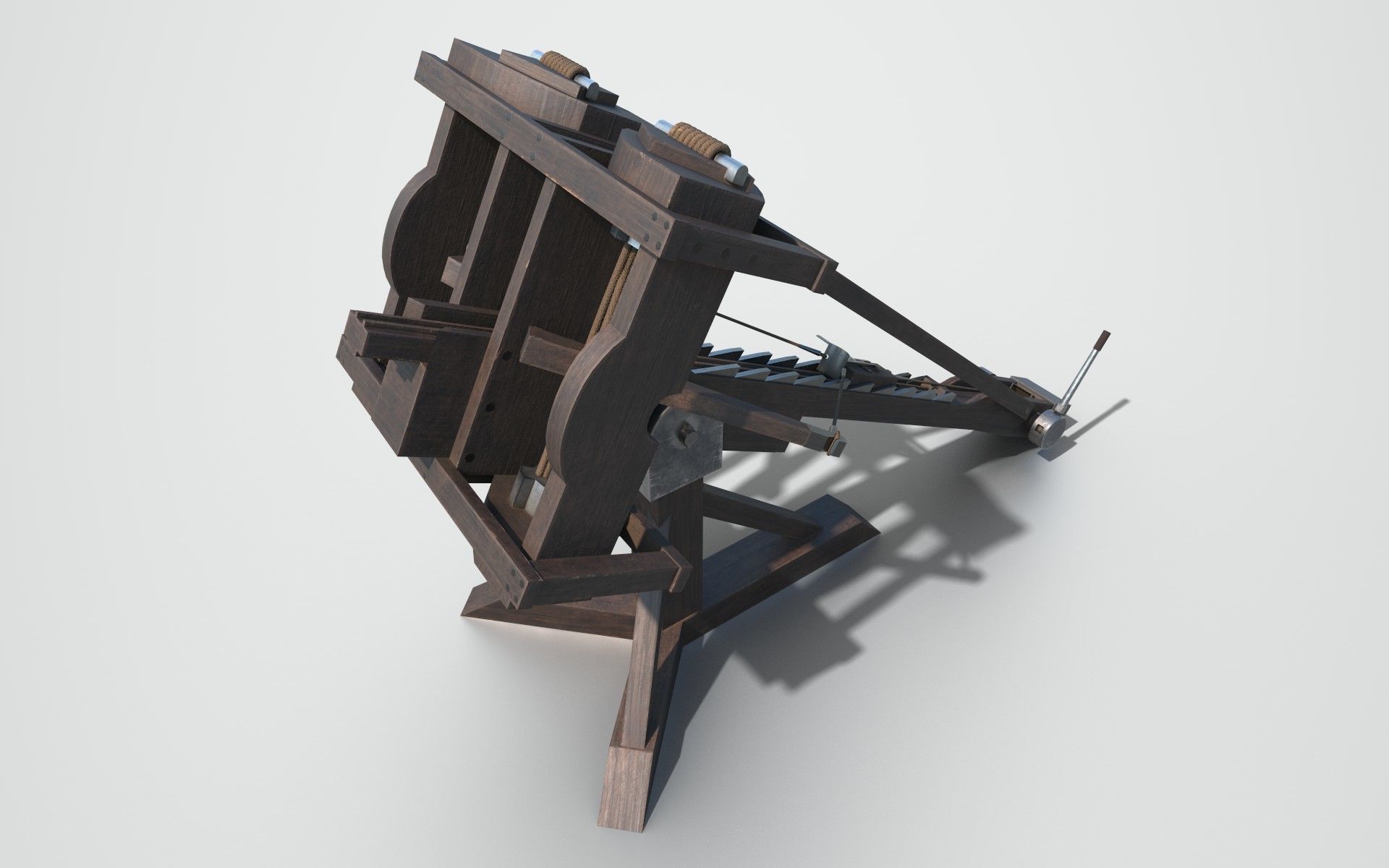 MEDIEVAL Ballista and Catapult 3D Model Collection_17