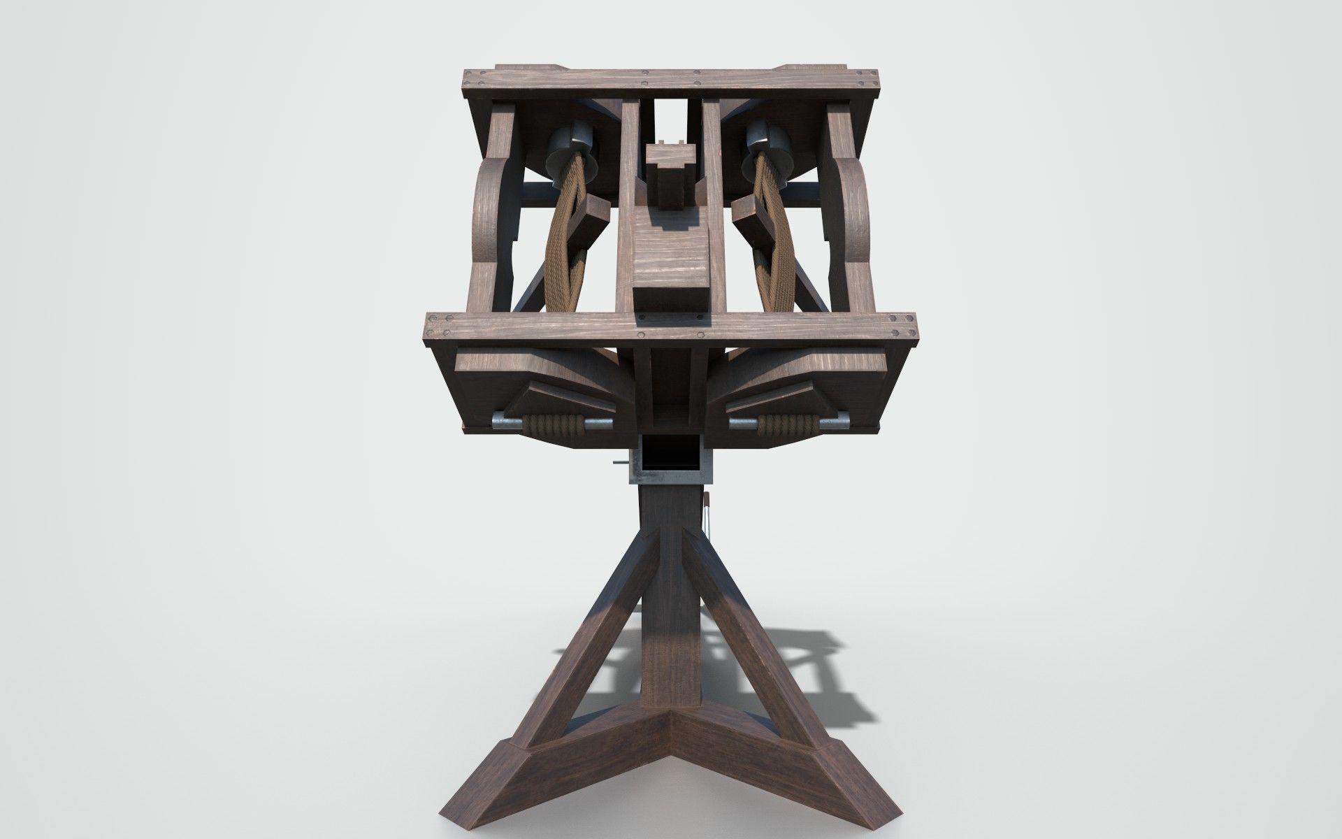 MEDIEVAL Ballista and Catapult 3D Model Collection_11