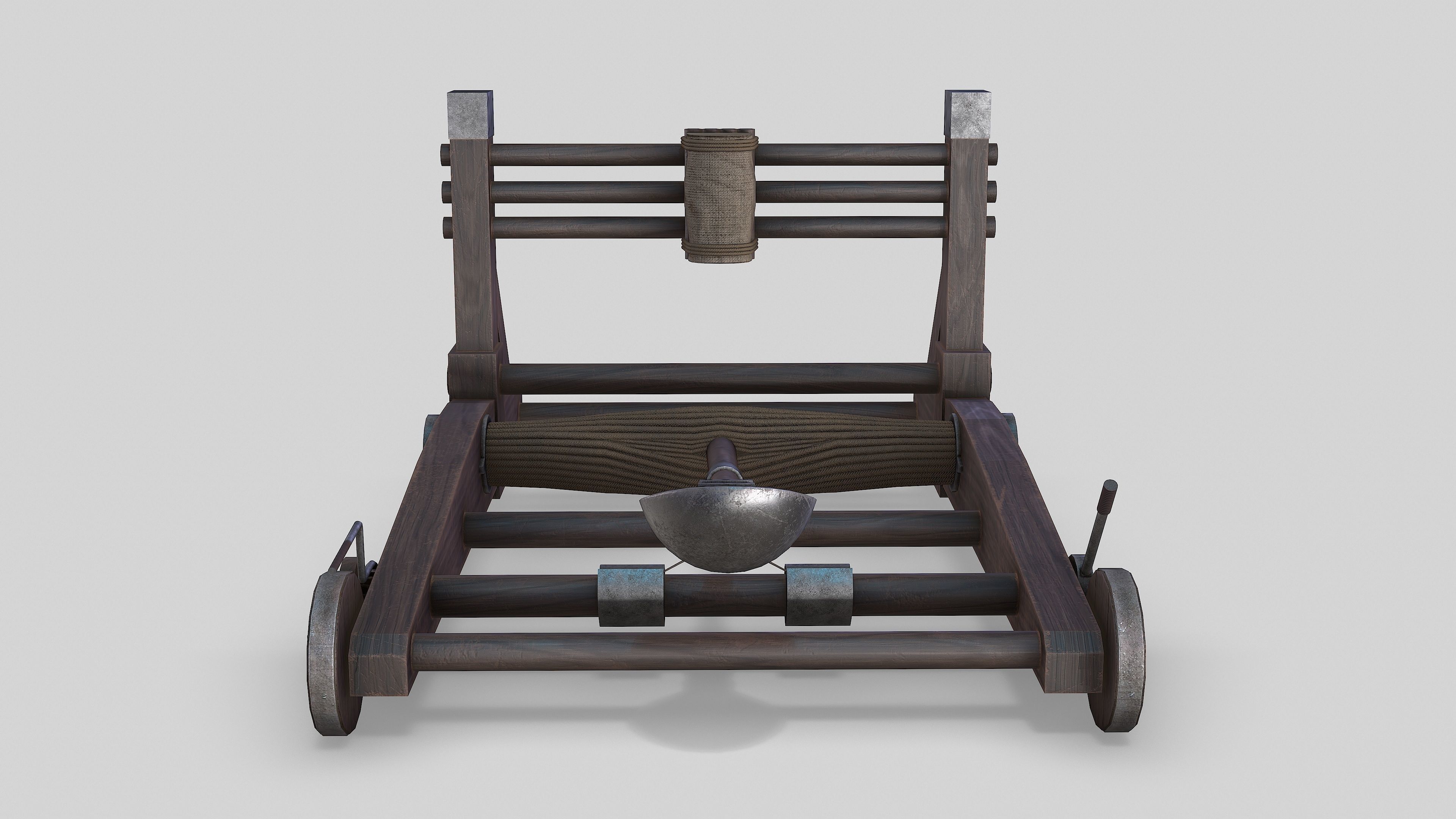 MEDIEVAL Ballista and Catapult 3D Model Collection_31