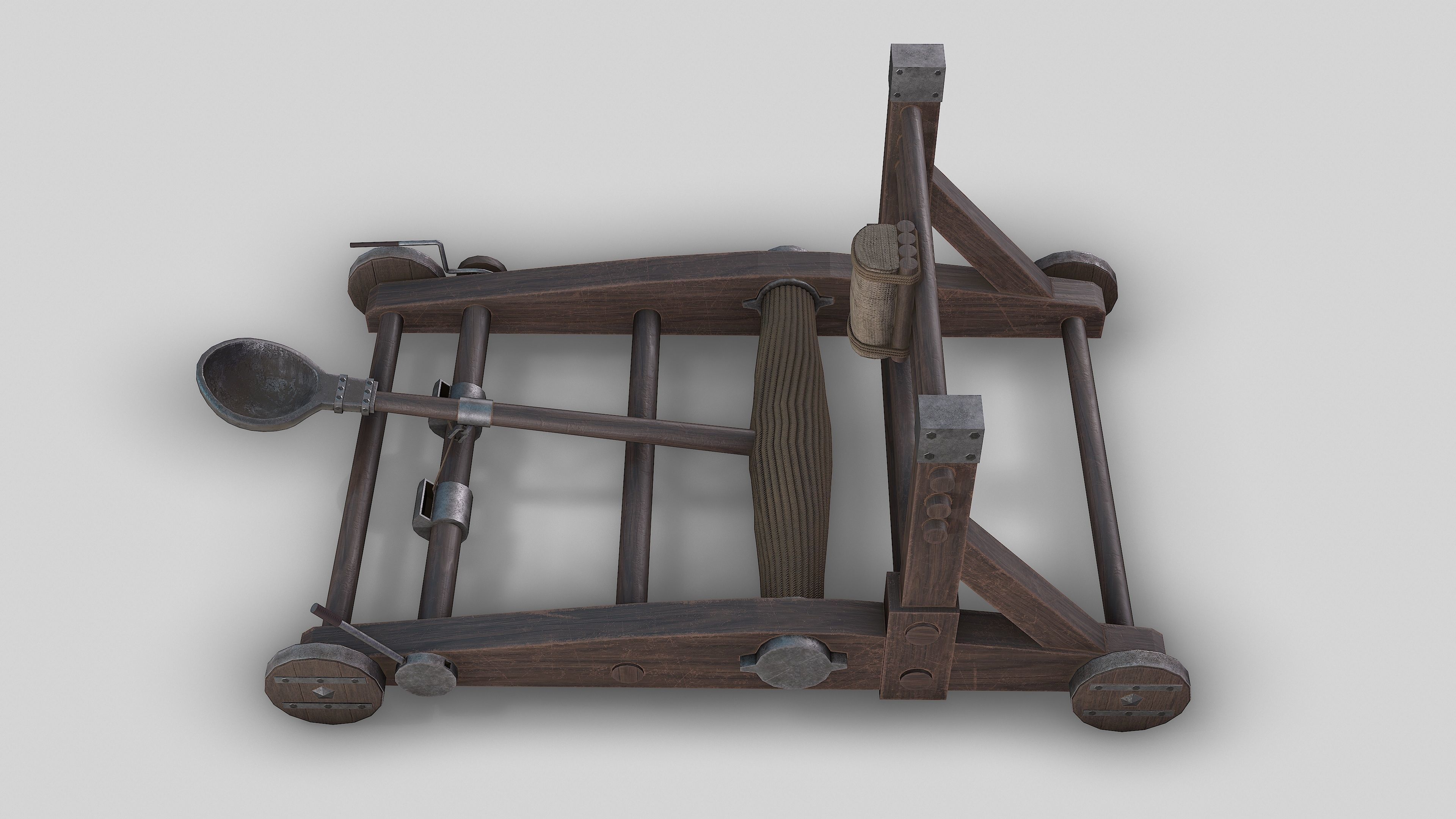 MEDIEVAL Ballista and Catapult 3D Model Collection_37