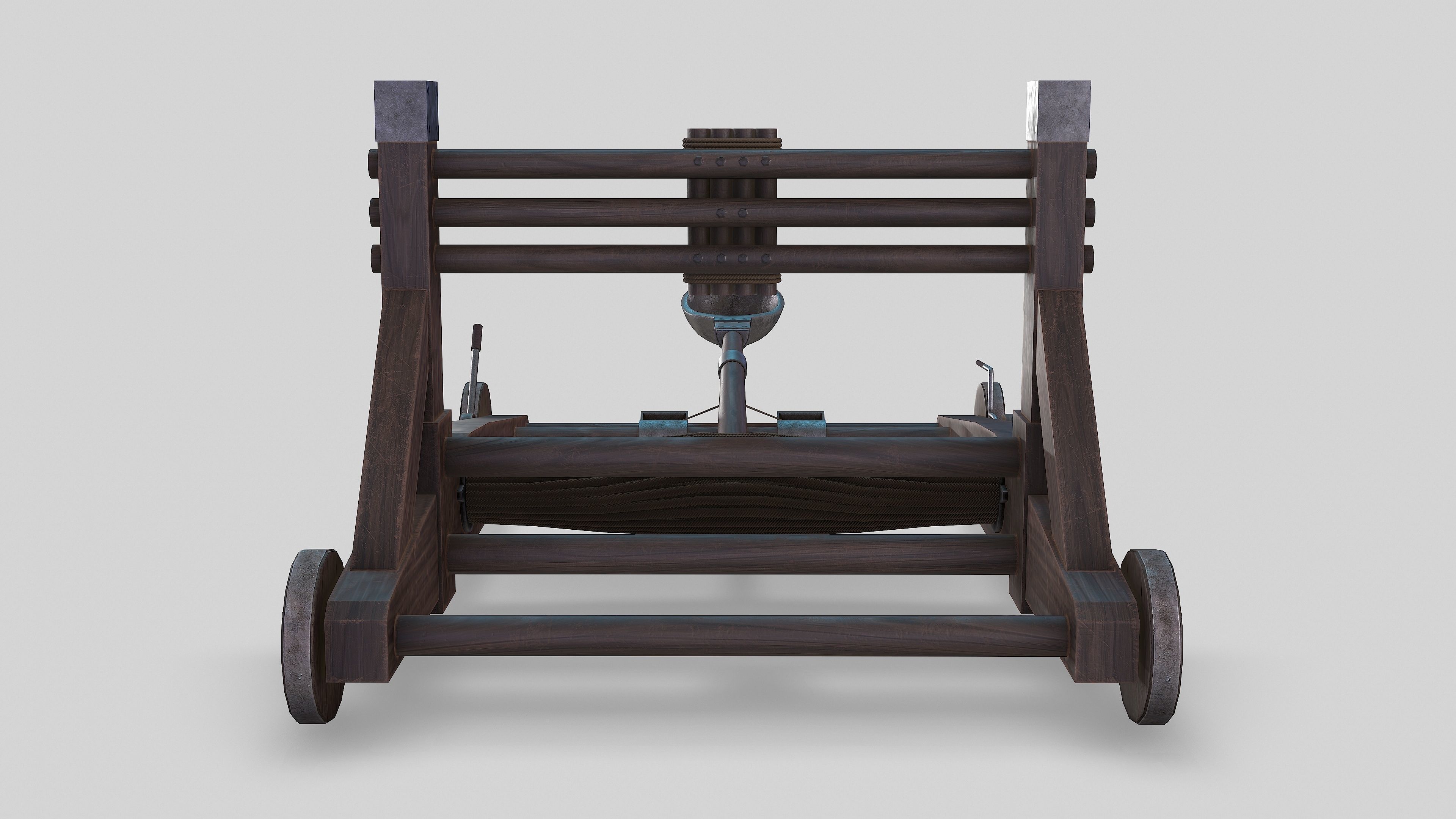 MEDIEVAL Ballista and Catapult 3D Model Collection_30
