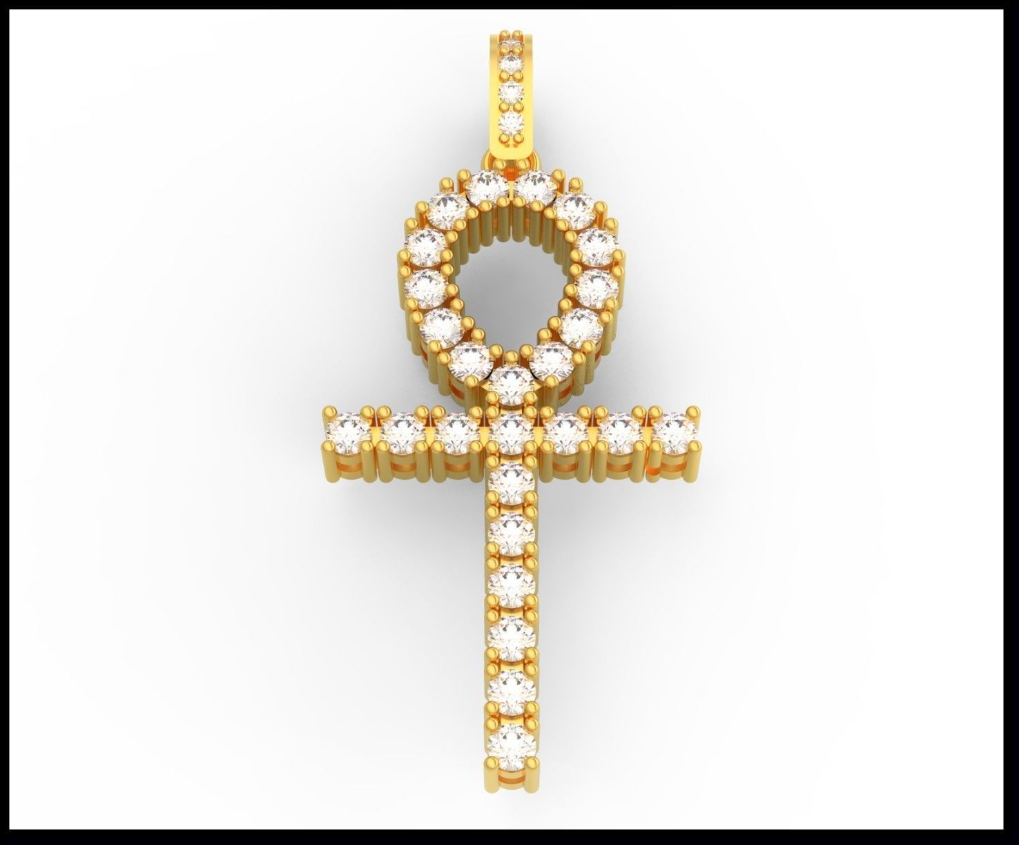 ANKH CROSS STYLE 10 3D print model_1