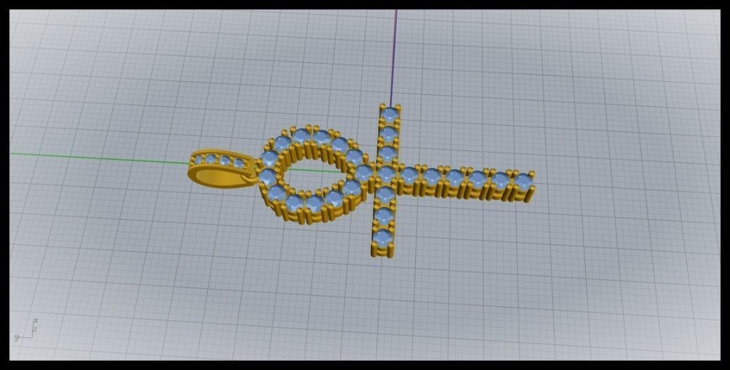 ANKH CROSS STYLE 10 3D print model_5