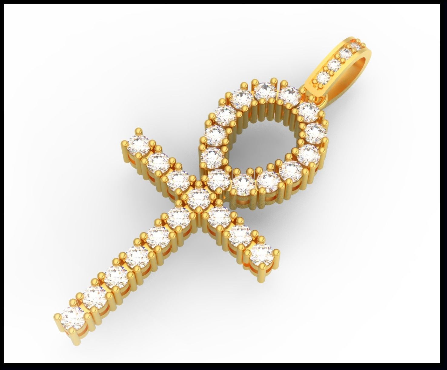 ANKH CROSS STYLE 10 3D print model_2