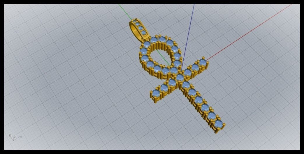 ANKH CROSS STYLE 10 3D print model_3