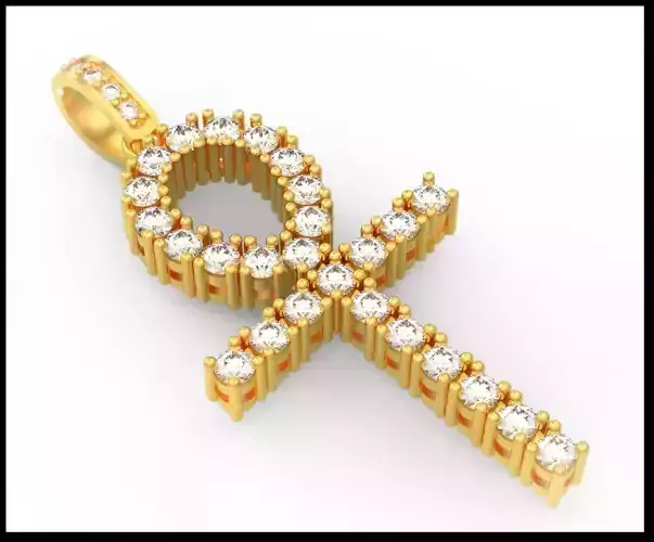 ANKH CROSS STYLE 10 3D print model