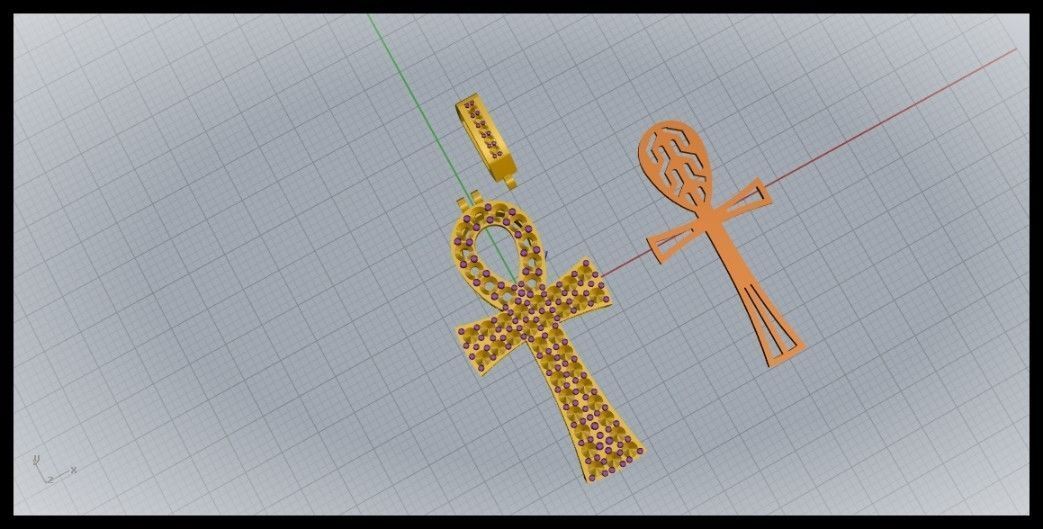 ANKH CROSS STYLE 11 3D print model_11