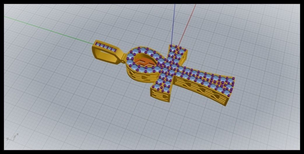 ANKH CROSS STYLE 11 3D print model_5