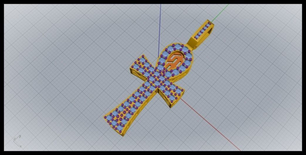 ANKH CROSS STYLE 11 3D print model_8