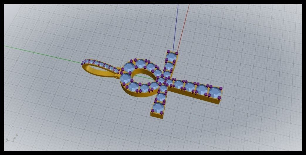 ANKH CROSS STYLE 12 3D print model_5
