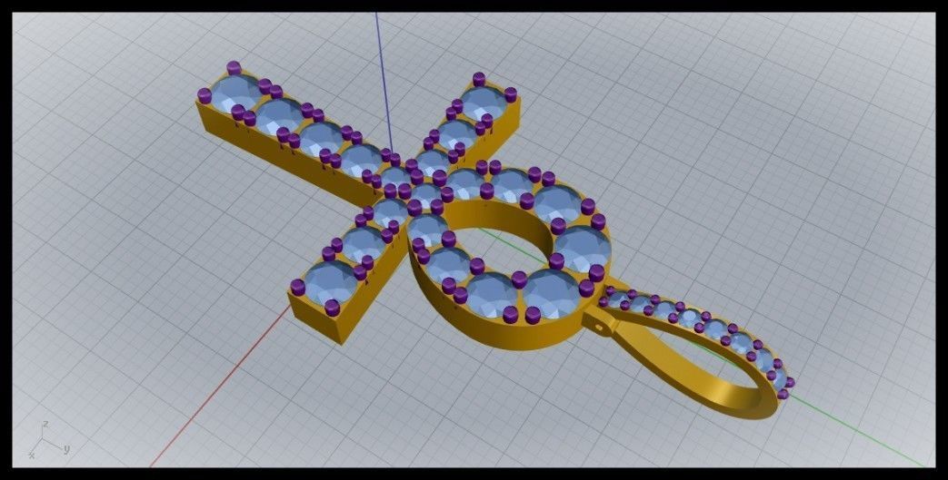 ANKH CROSS STYLE 12 3D print model_7