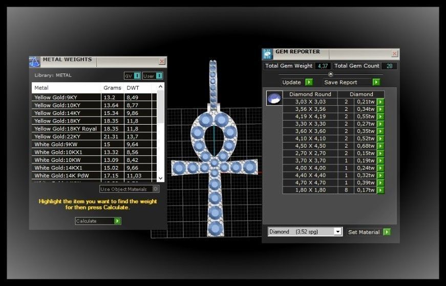 ANKH CROSS STYLE 12 3D print model_4