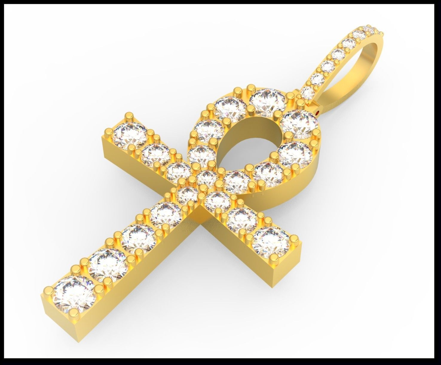 ANKH CROSS STYLE 12 3D print model_2