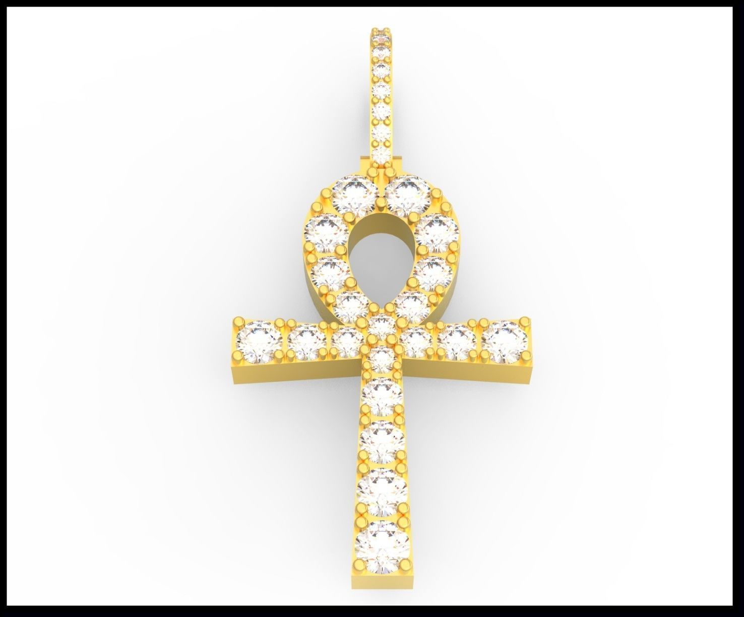 ANKH CROSS STYLE 12 3D print model_1
