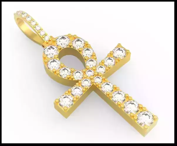 ANKH CROSS STYLE 12 3D print model