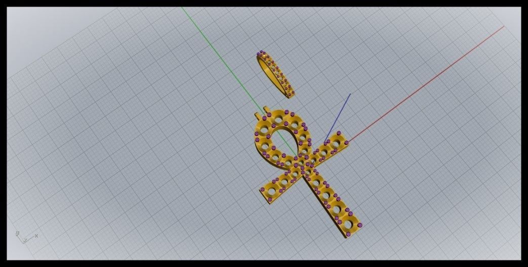 ANKH CROSS STYLE 12 3D print model_11