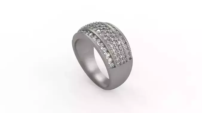 Woman Solitaire Ring 298