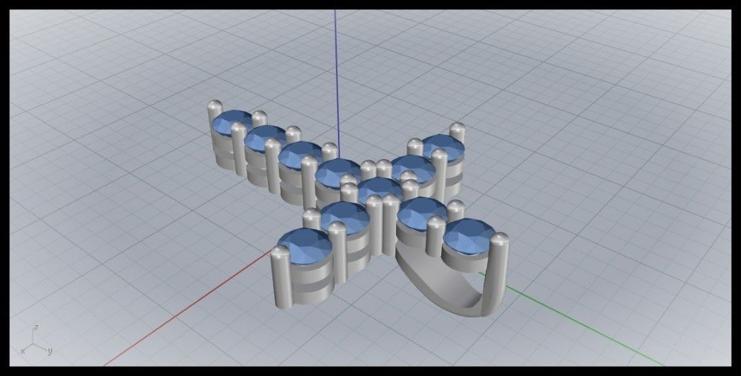 TENIS CROSS MODEL SIZE 5 3D print model_8
