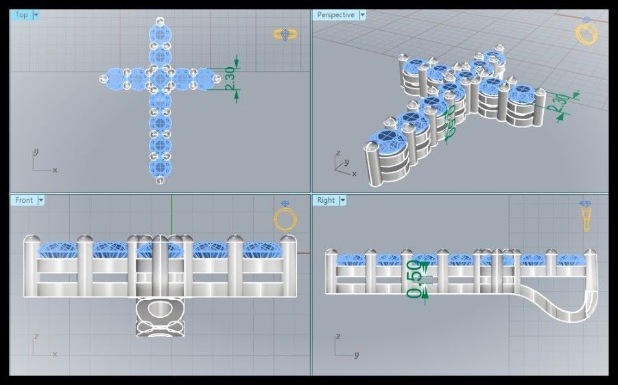 TENIS CROSS MODEL SIZE 5 3D print model_13