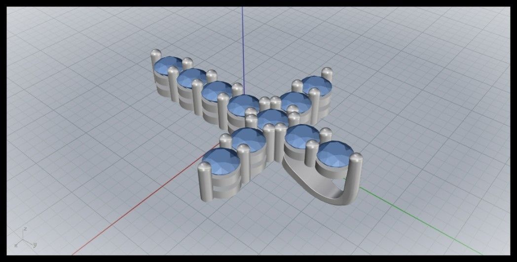 TENIS CROSS MODEL SIZE 7 3D print model_8