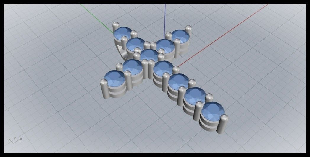 TENIS CROSS MODEL SIZE 7 3D print model_5