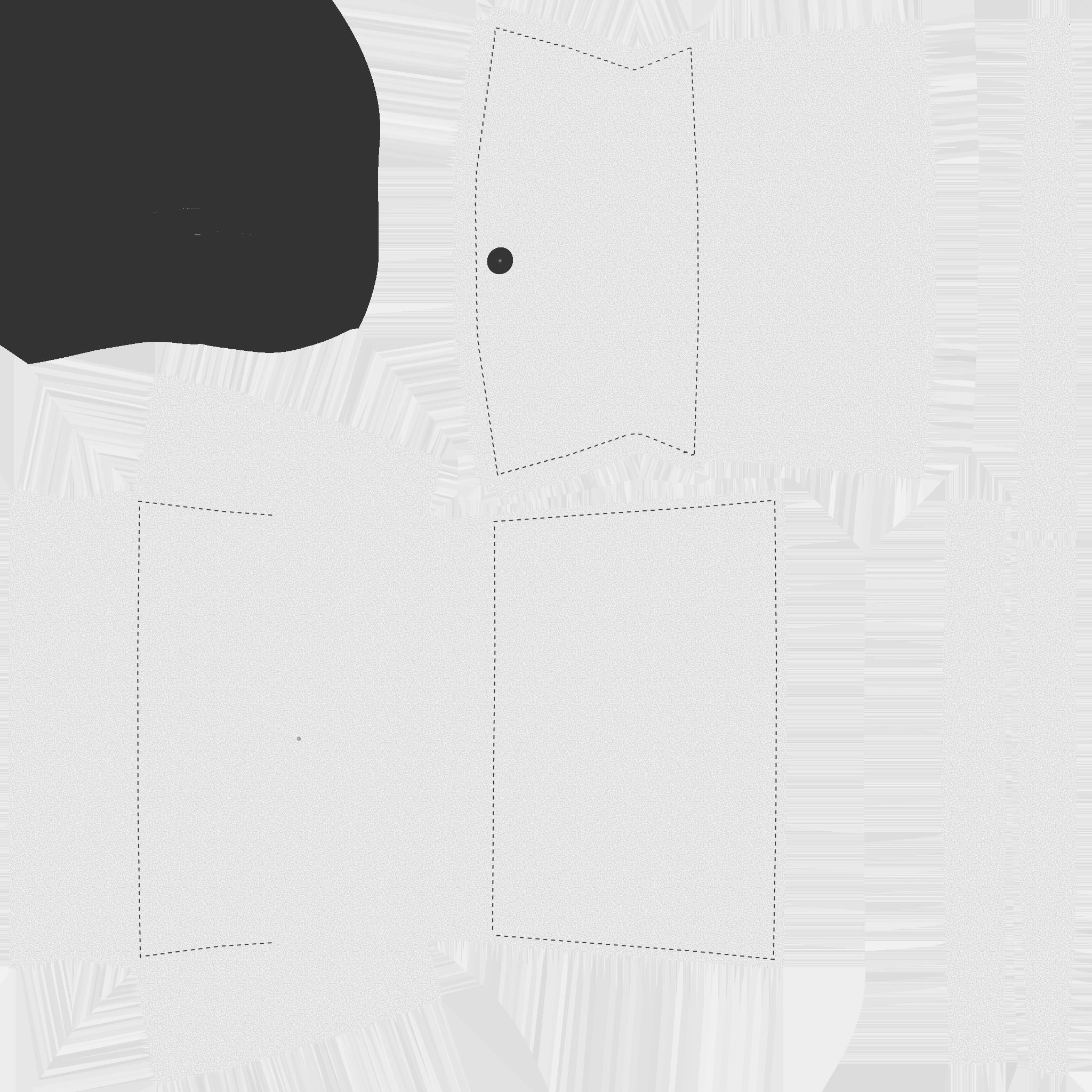 Red Plaid Female Bag - Character Fashion Design Low-poly 3D model_16