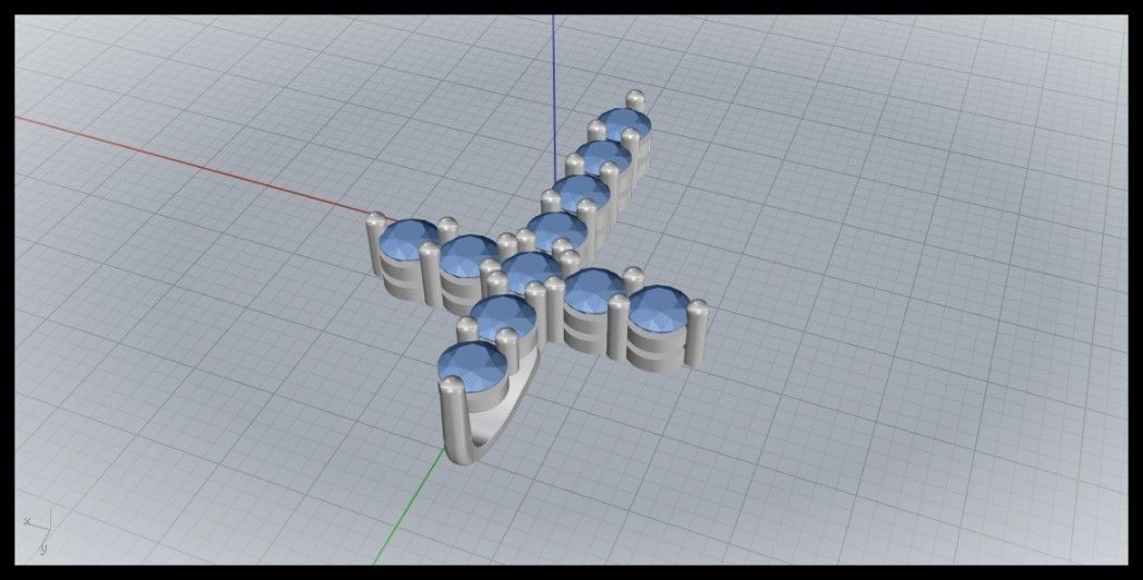 TENIS CROSS MODEL SIZE 9 3D print model_7