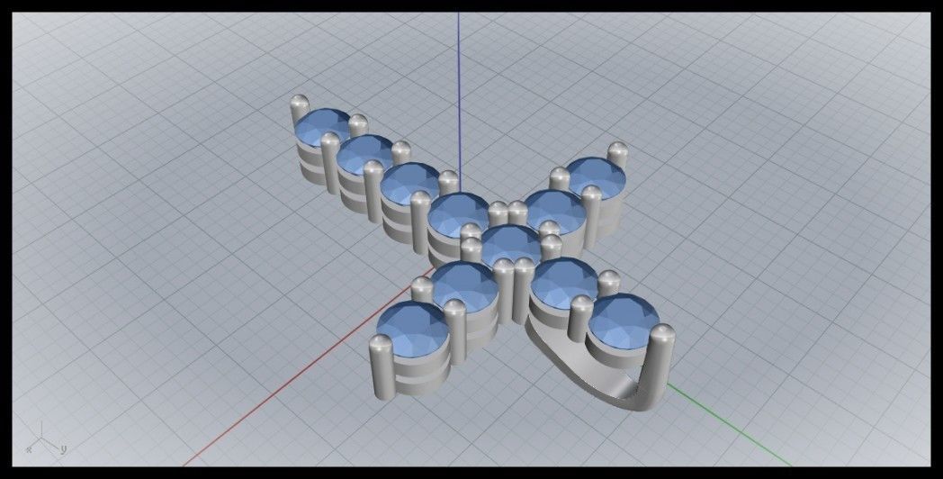 TENIS CROSS MODEL SIZE 10 3D print model_8