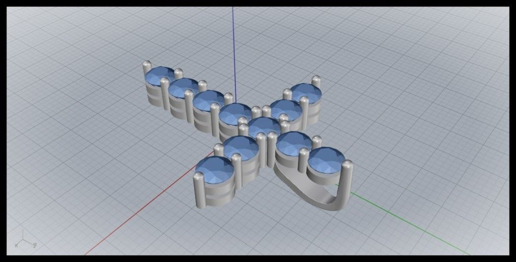 TENIS CROSS MODEL SIZE 13 3D print model_8