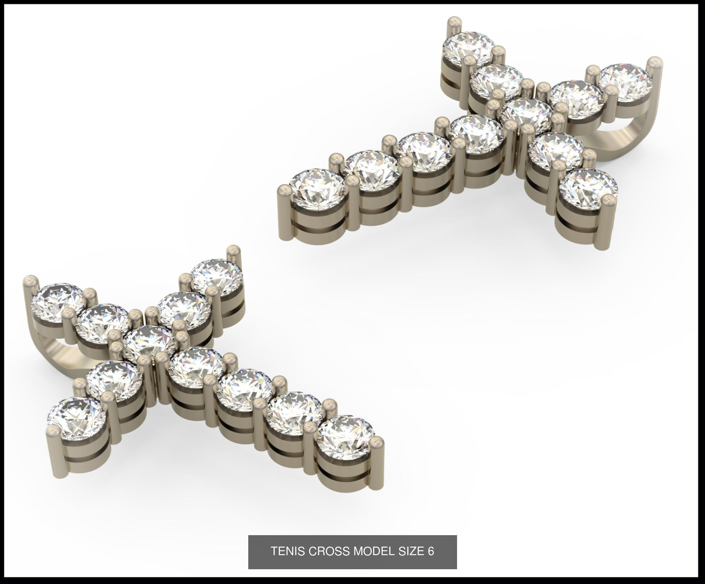 TENNIS CROSS SET 3D Model Collection_6