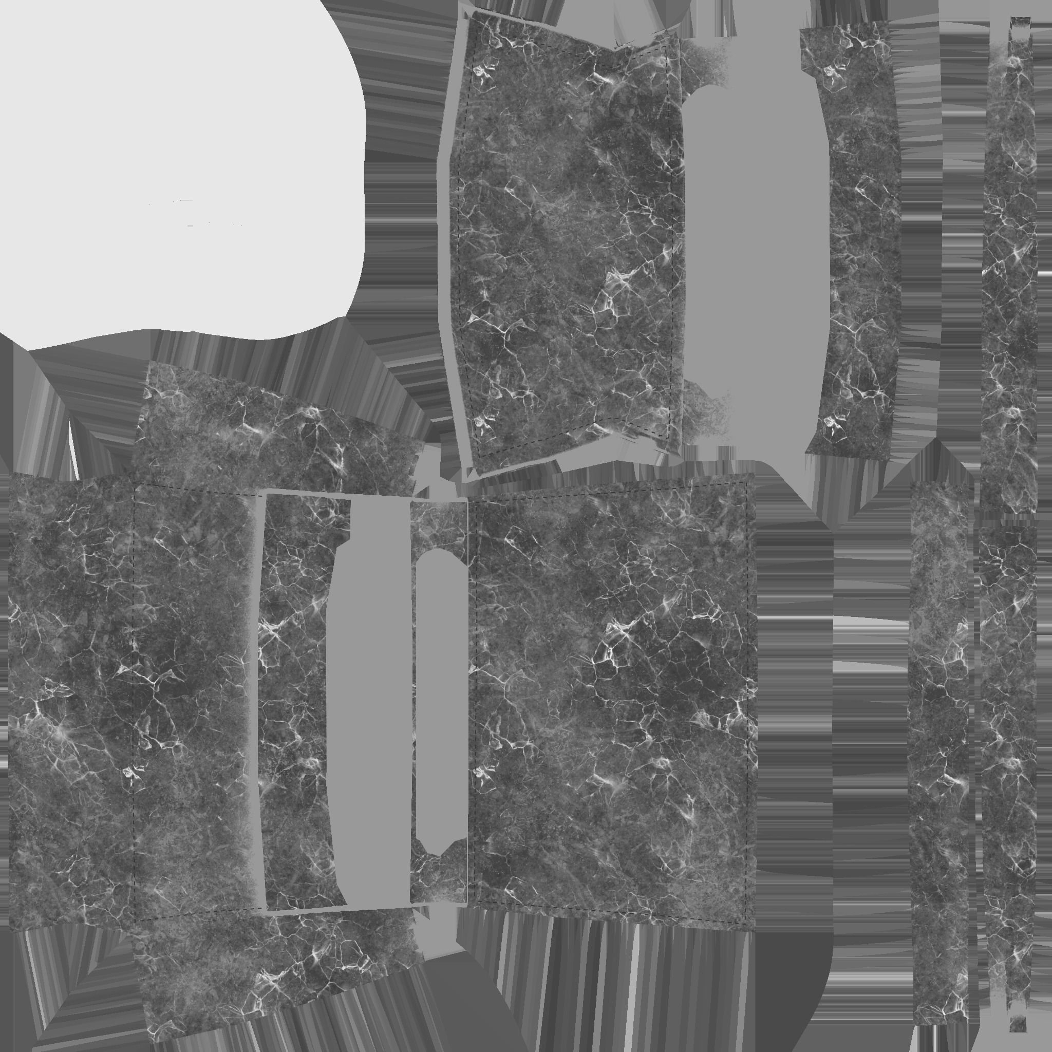 Beige Beauty Female Bag - Character Fashion Design Low-poly 3D model_13