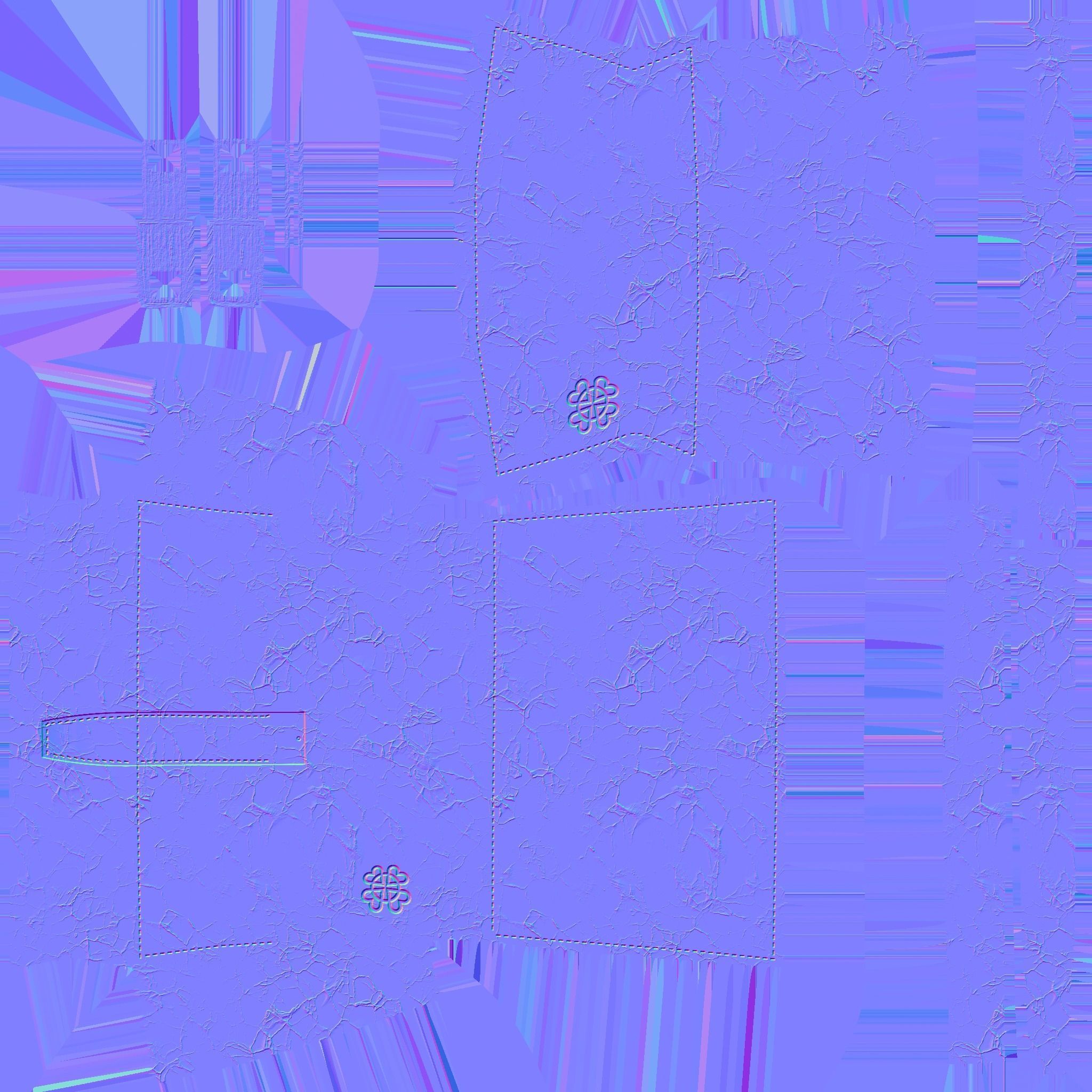 Beige Beauty Female Bag - Character Fashion Design Low-poly 3D model_16