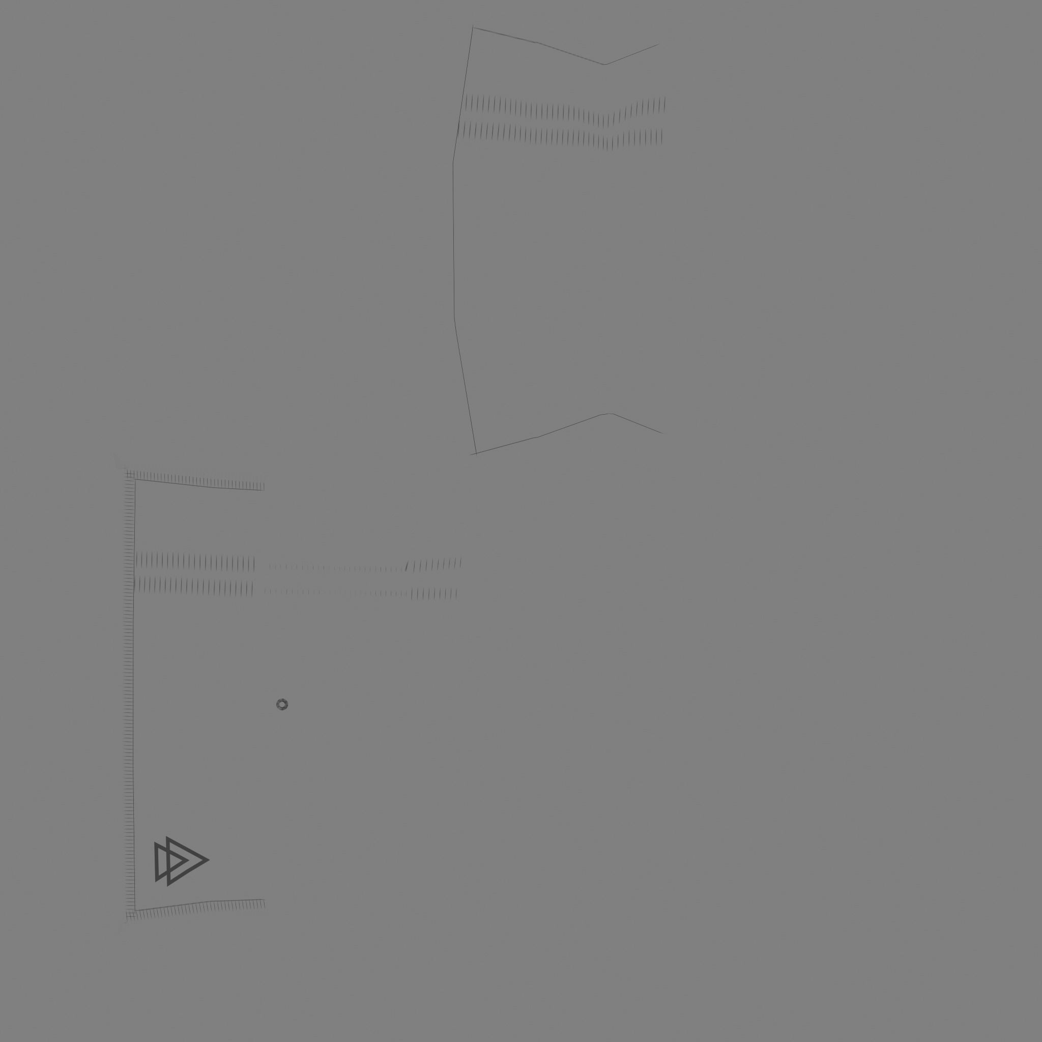 Leather Female Bag - Character Fashion Design Low-poly 3D model_13