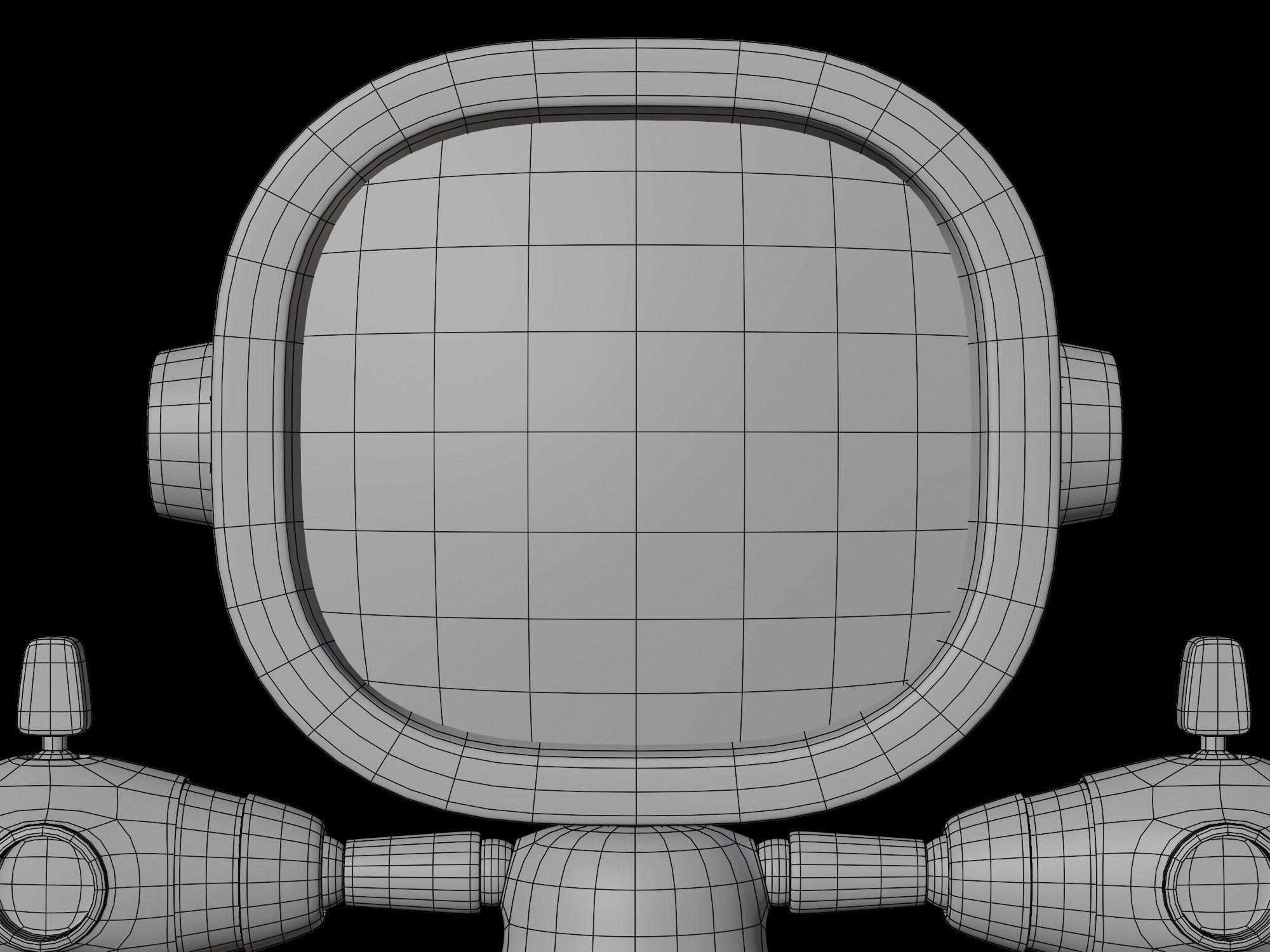 Cute Cartoon Robot 3D Character for Animation Ar Vr Game 3D model_14