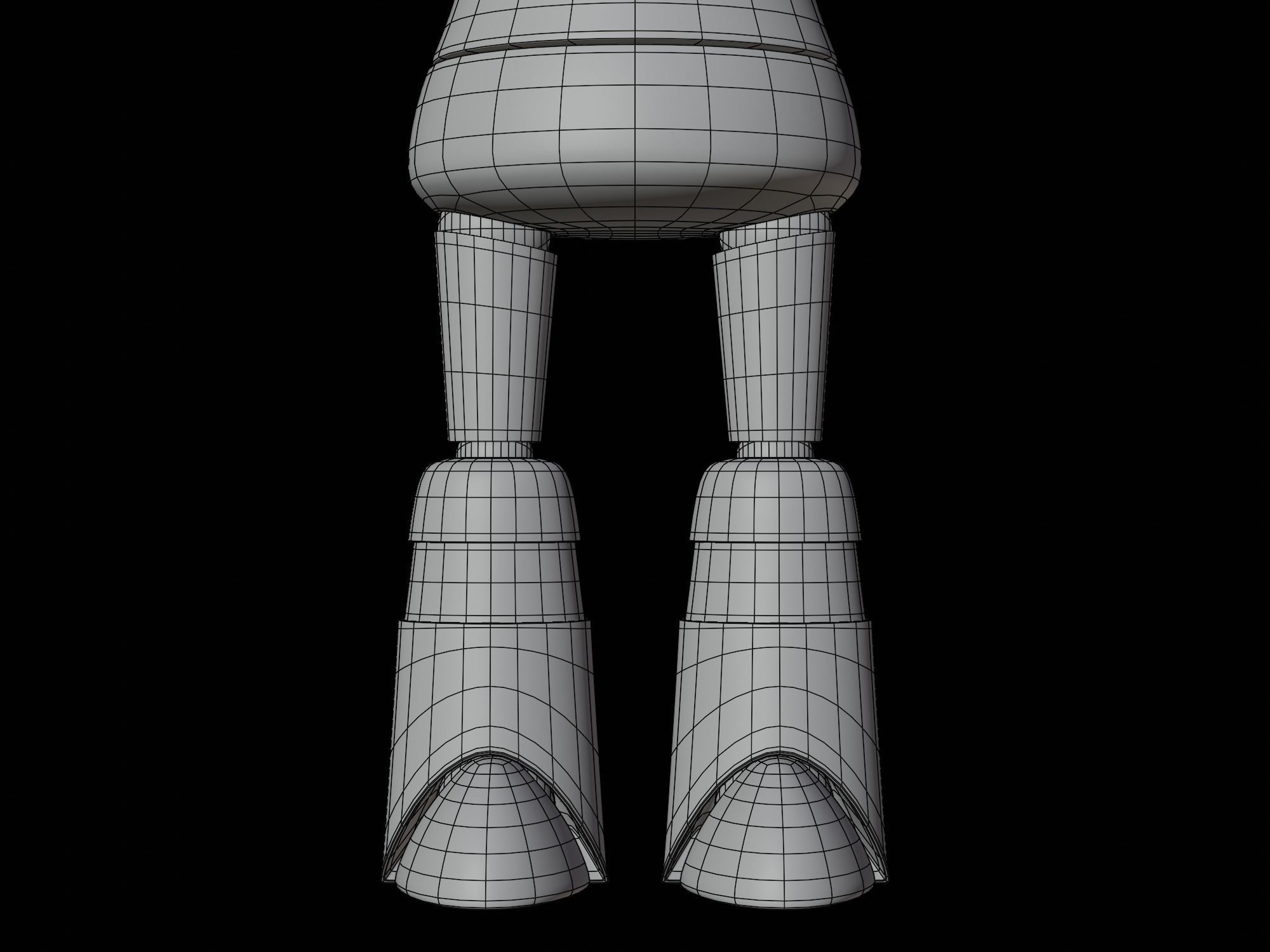 Cute Cartoon Robot 3D Character for Animation Ar Vr Game 3D model_18