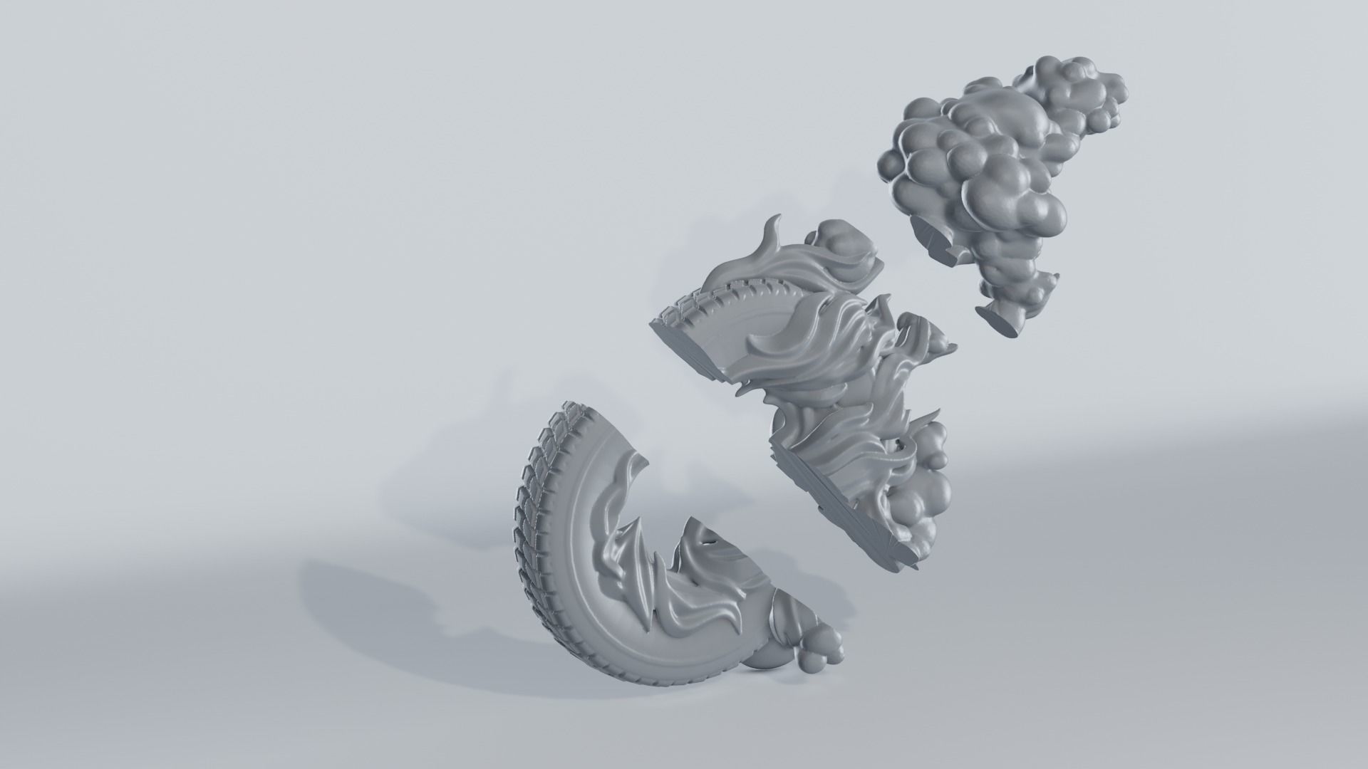 Firestarter - Burning Wheel 3D print model_4