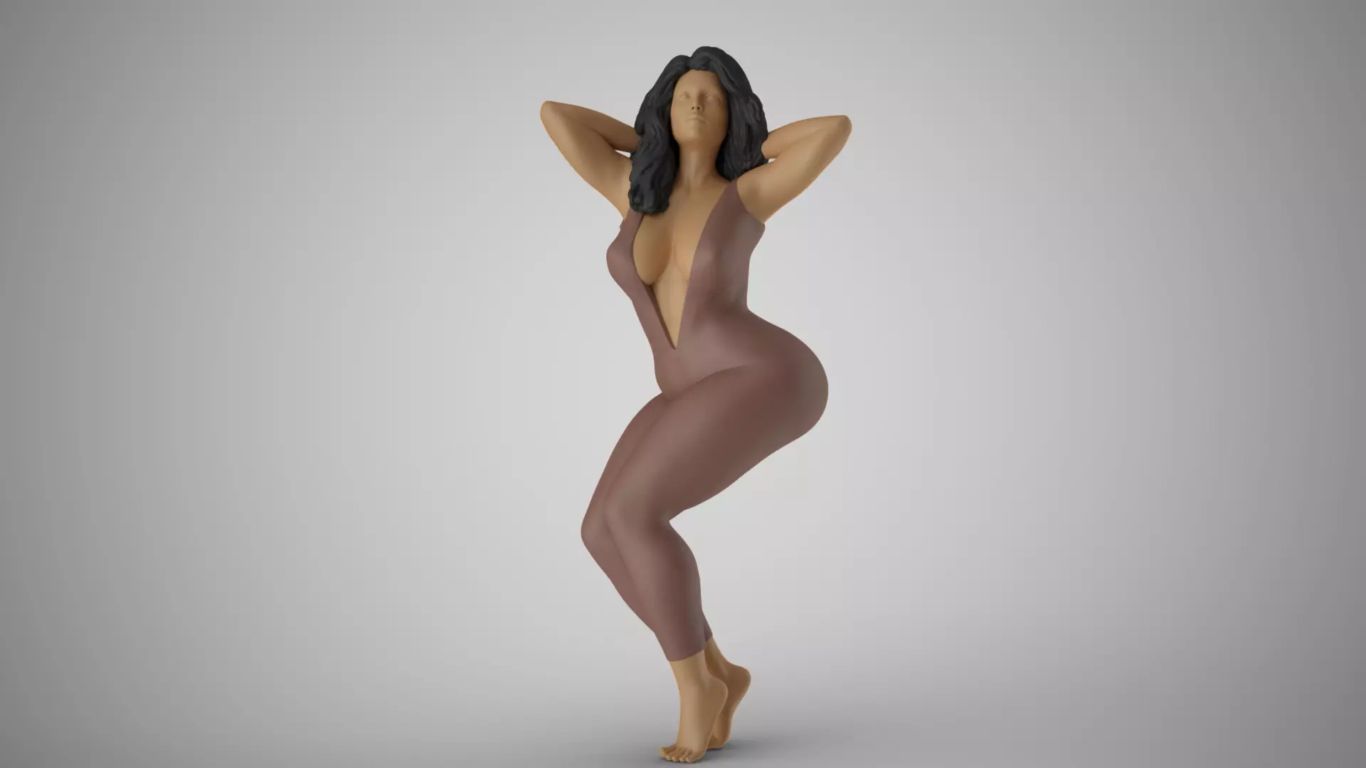 Unchained Woman 2 3D print model_0