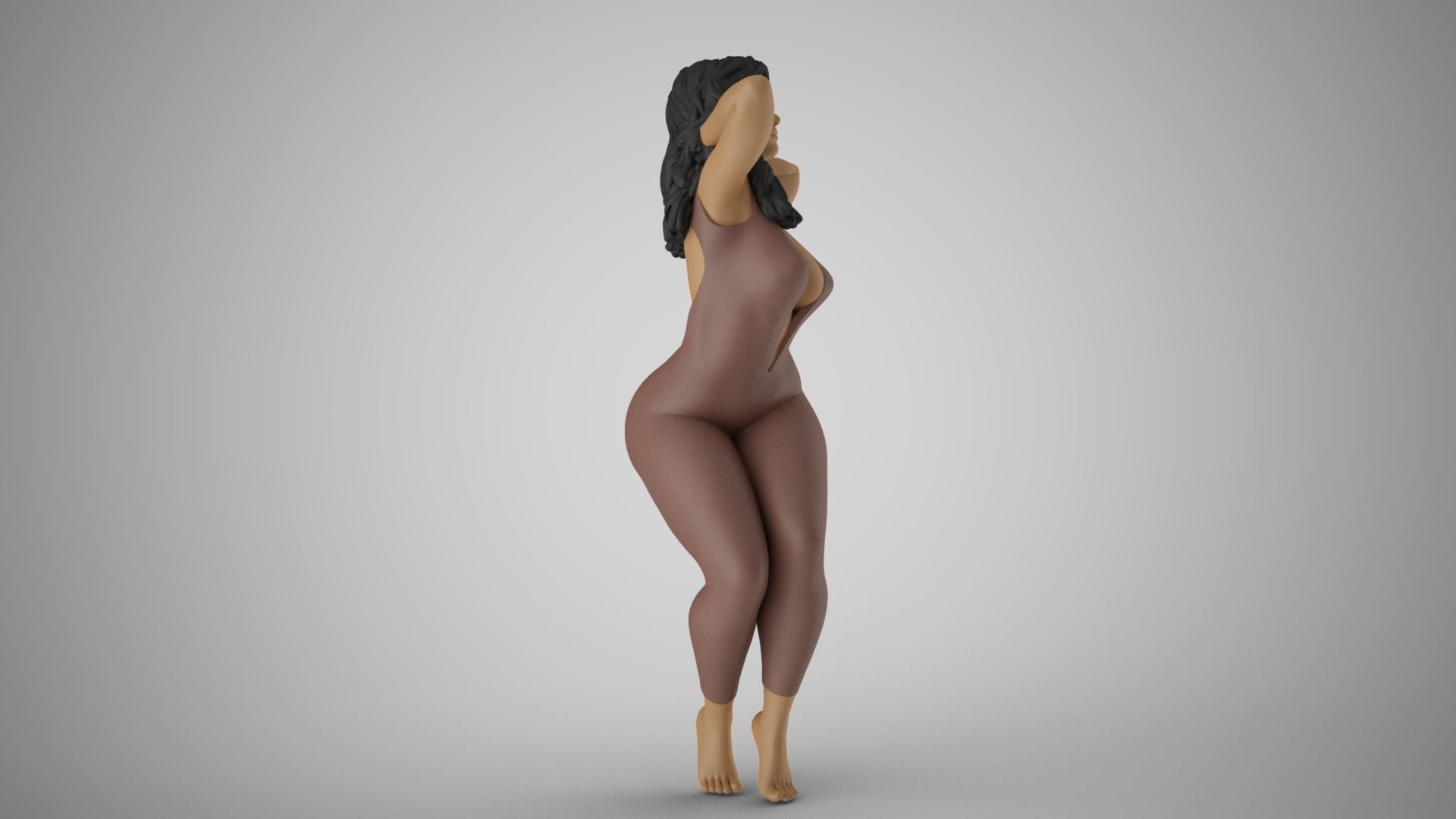 Unchained Woman 2 3D print model_5
