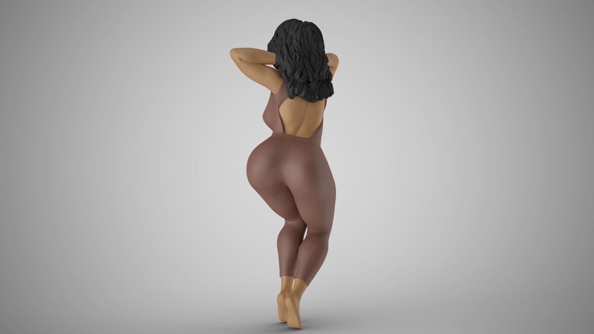 Unchained Woman 2 3D print model_8