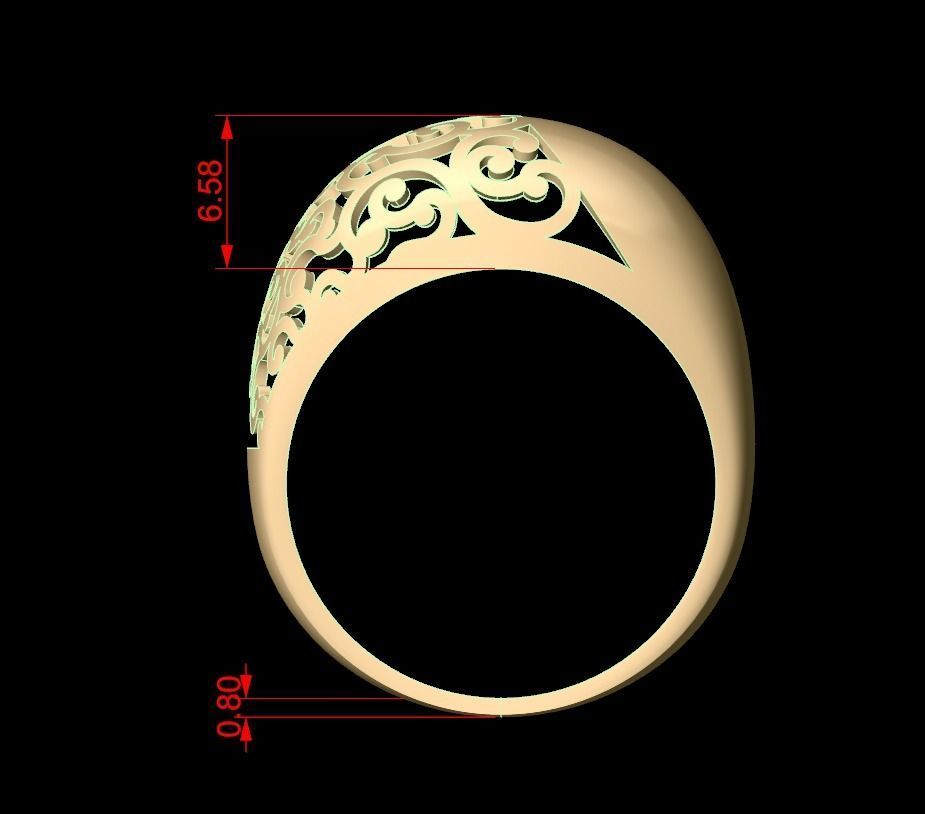 Ultra Vision Ring 07 3D print model_5