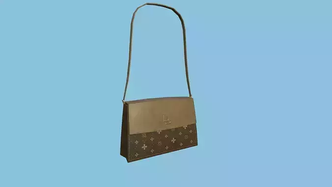 Luxury Female Bag - Character Fashion Design Low-poly 3D model