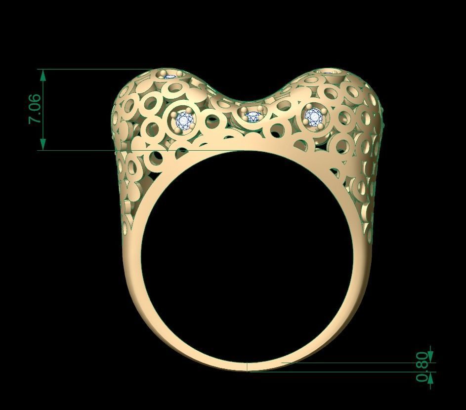 Ultra Vision Ring 09 3D print model_5