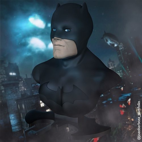 Batman Bust 3D print model STL 3D print model
