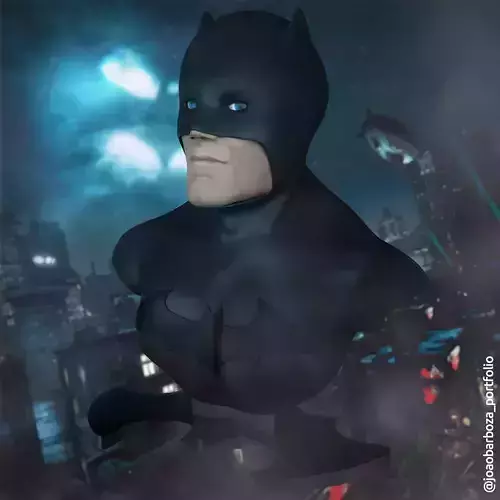 Batman Bust 3D print model STL 3D print model